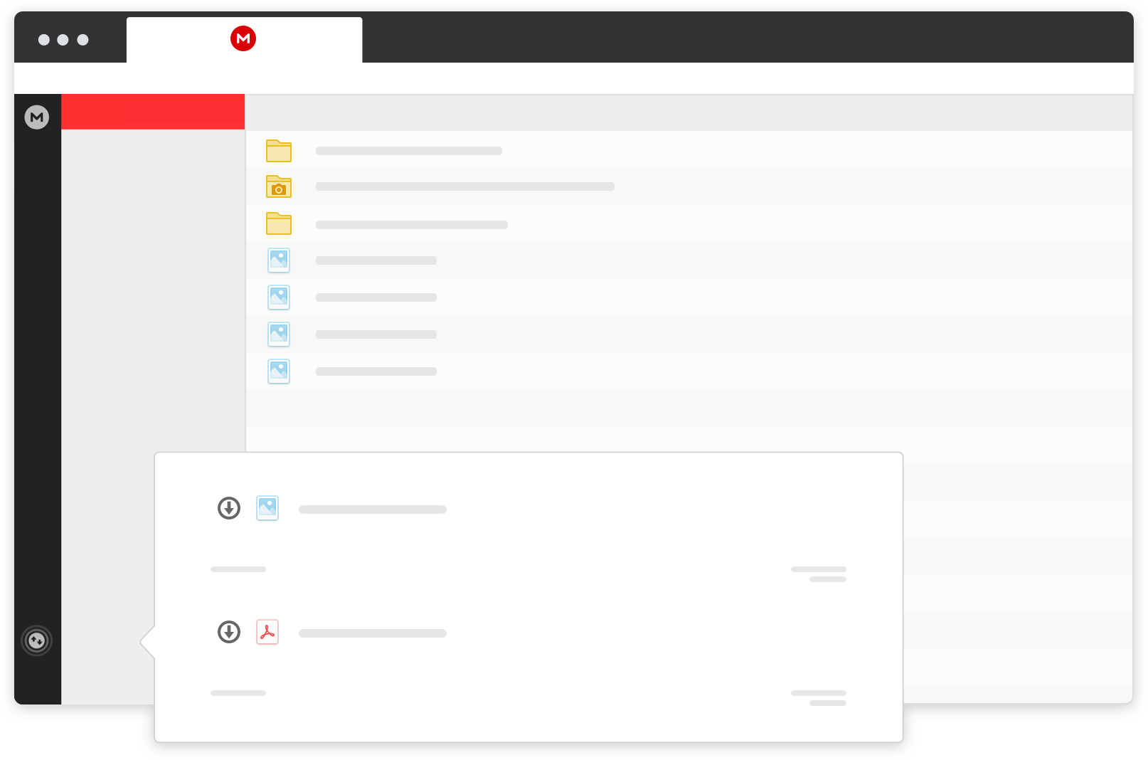 パフォーマンスとセキュリティの向上 ブラウザ拡張機能 Mega