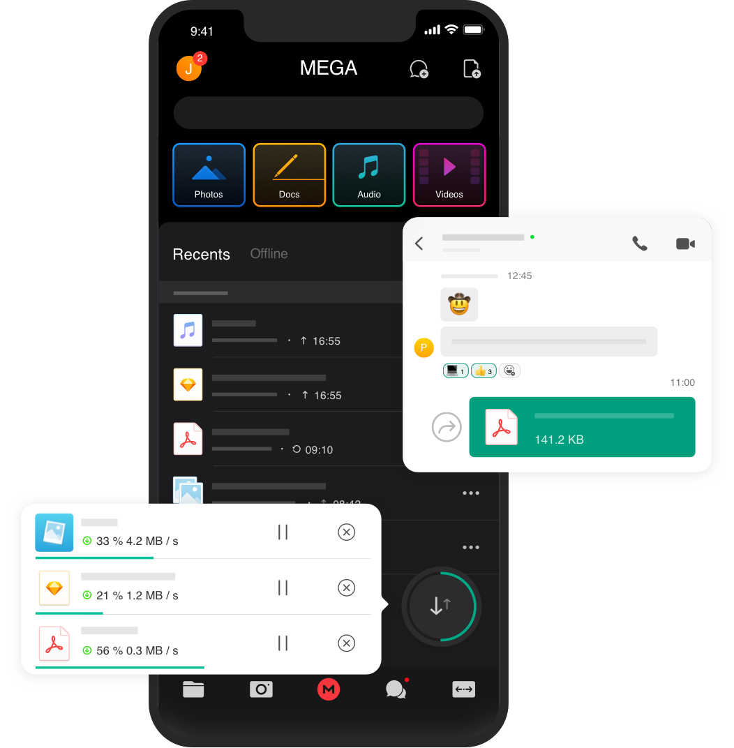 Cloud Storage at Your Fingertips - MEGA Mobile Apps - MEGA